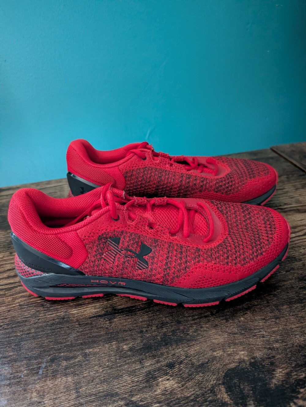 Under Armour Hovr Intake 6 Red/Black Men's Size 10.5